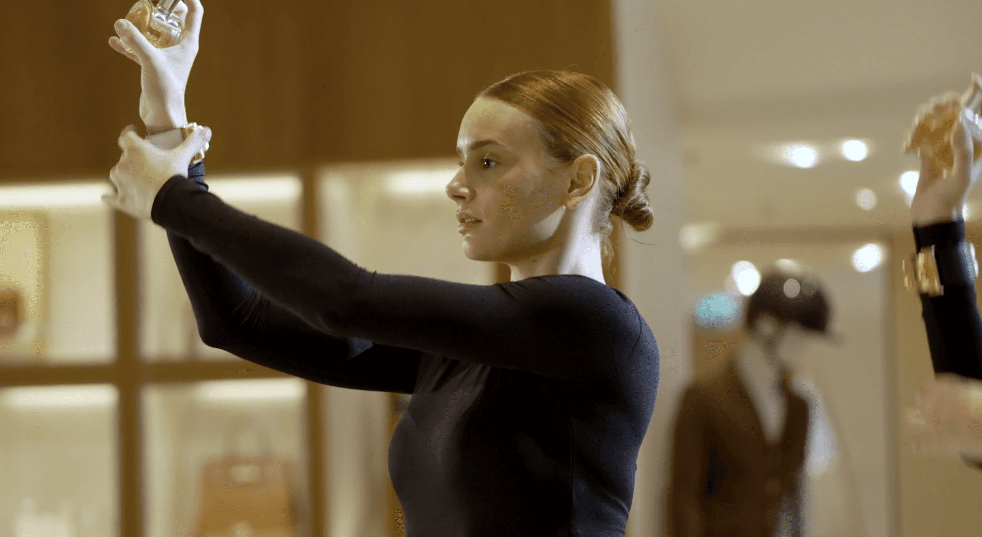 2 Hermes dancers showcasing new perfume Hermes New Perfume Video Production | Relity Group 