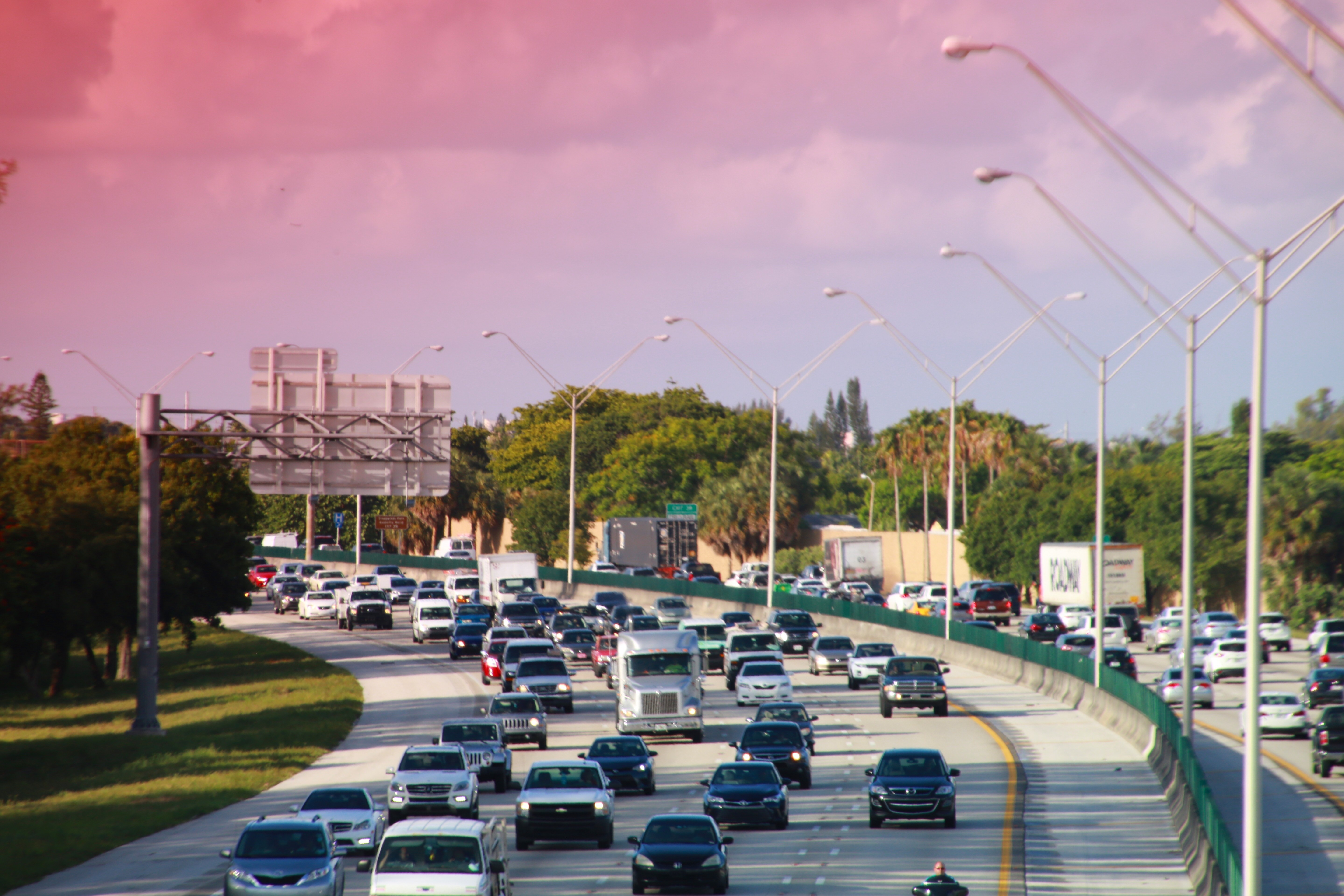 south florida interstate congested