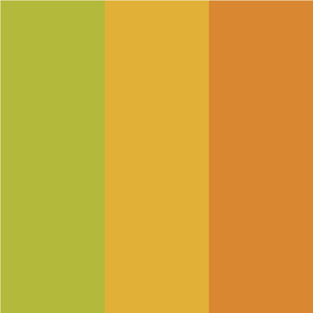 Colors: green, yellow, orange.