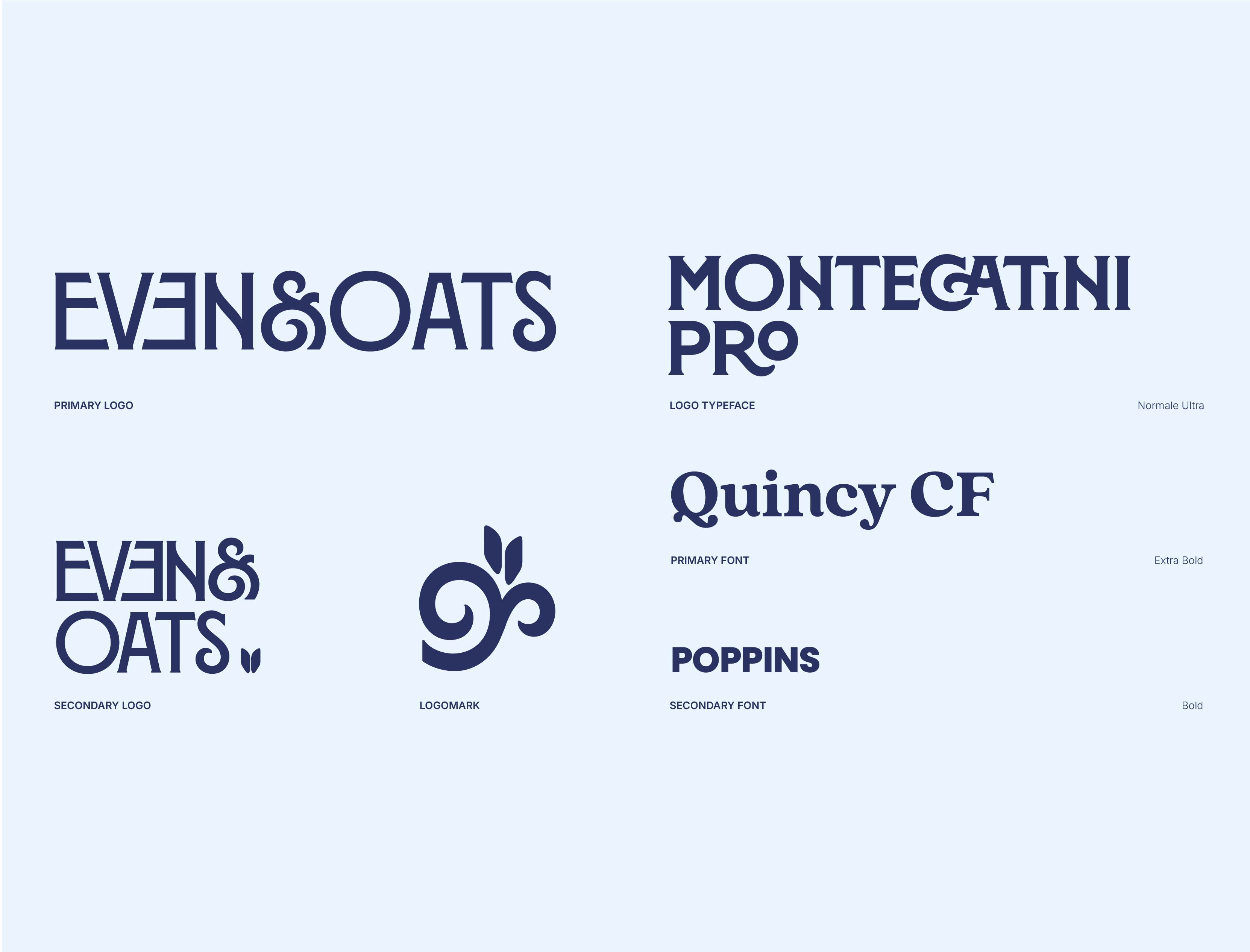 Even&Oats Logos & Typography