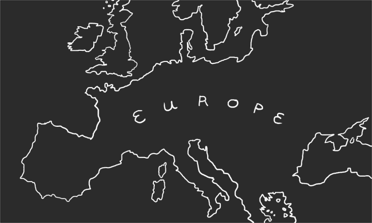 boy and girl standing near window looking outside