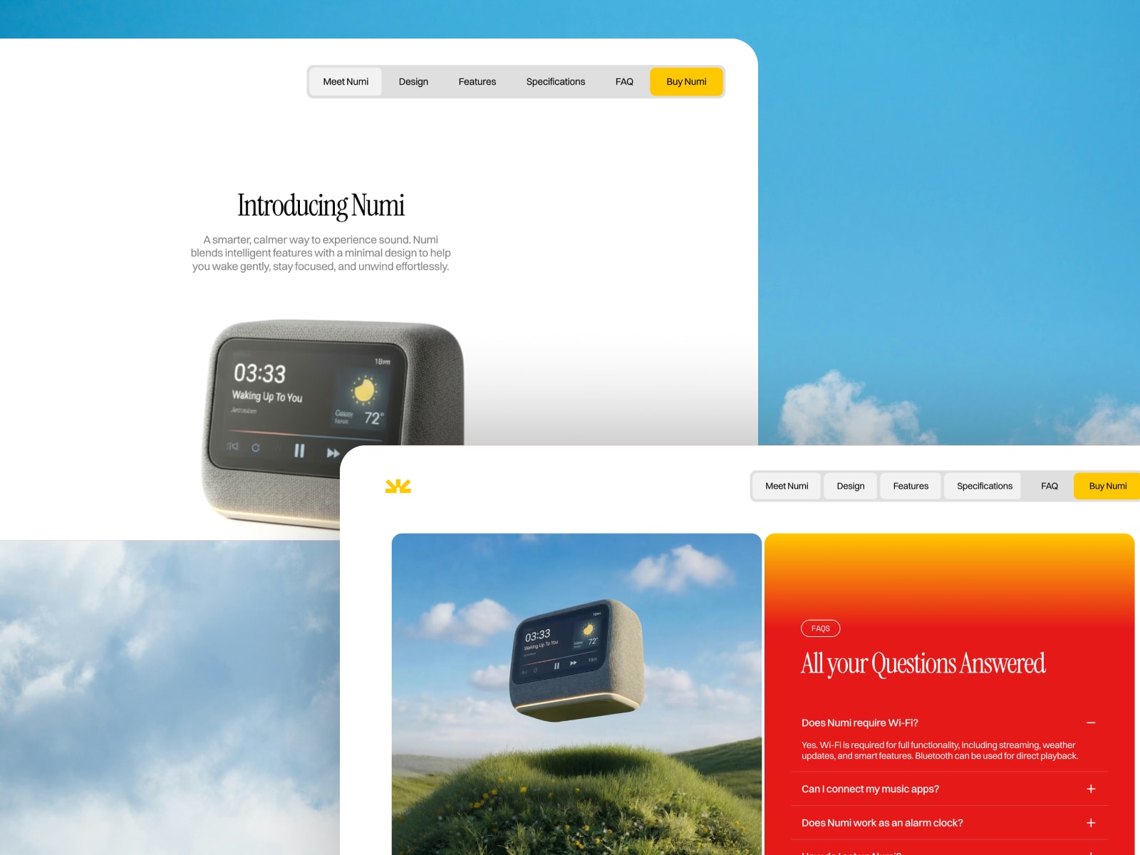 Numi Framer template