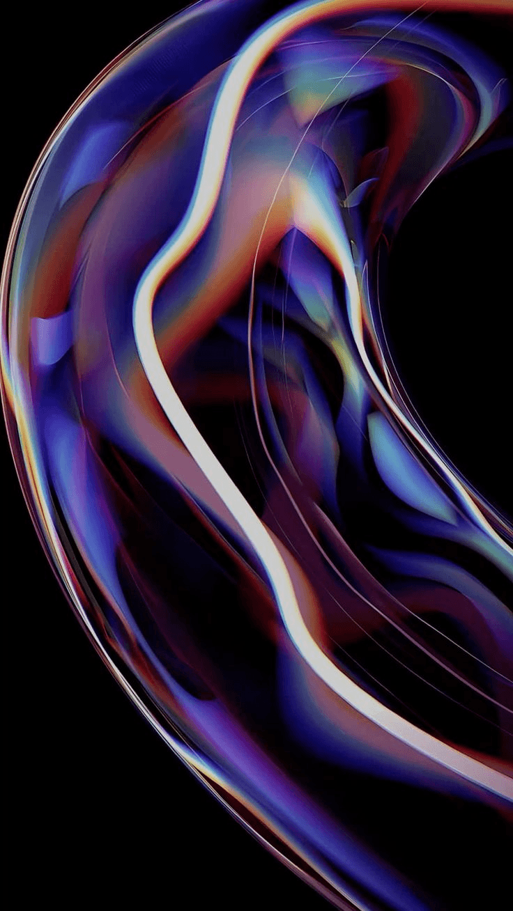  A vibrant purple and blue swirl against a deep black background, creating a striking visual contrast.