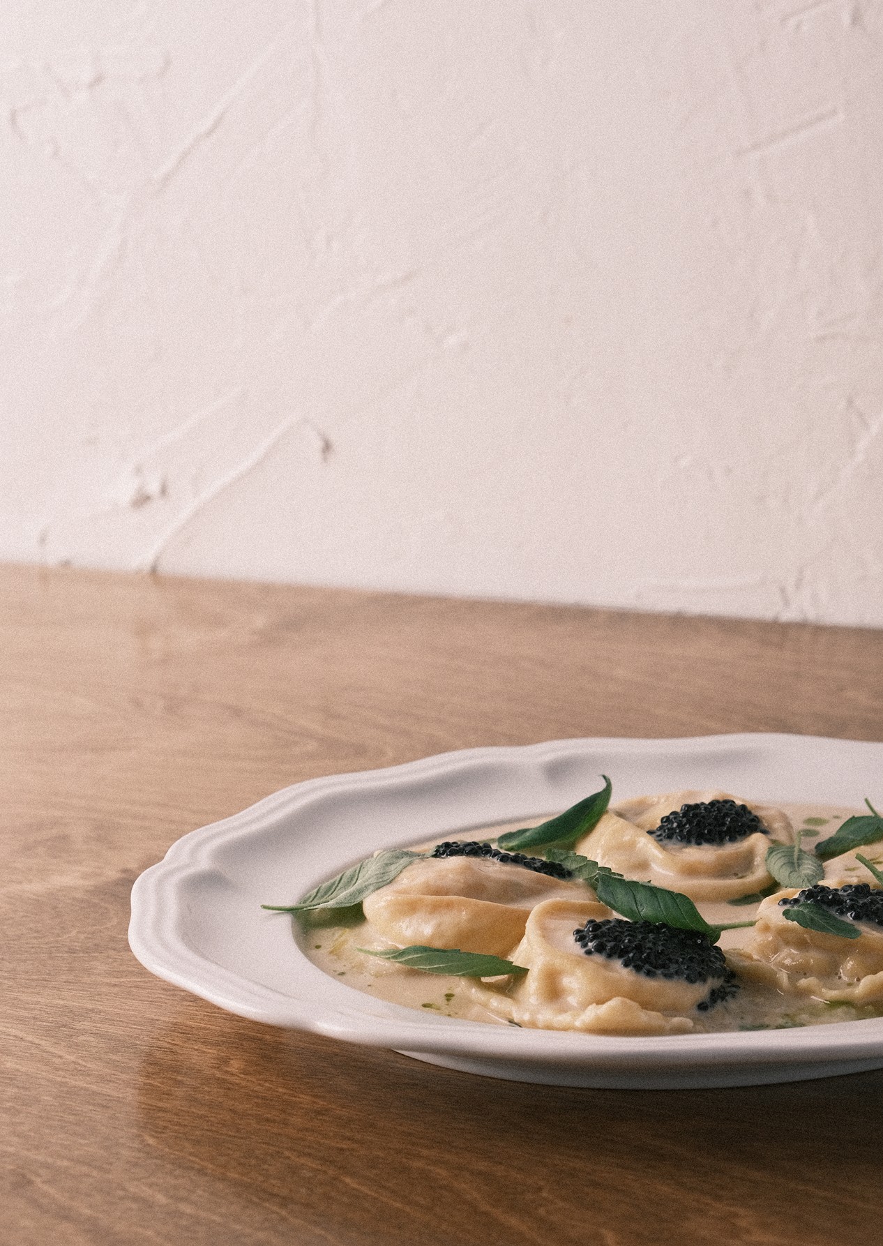Ravioli de homard et caviar