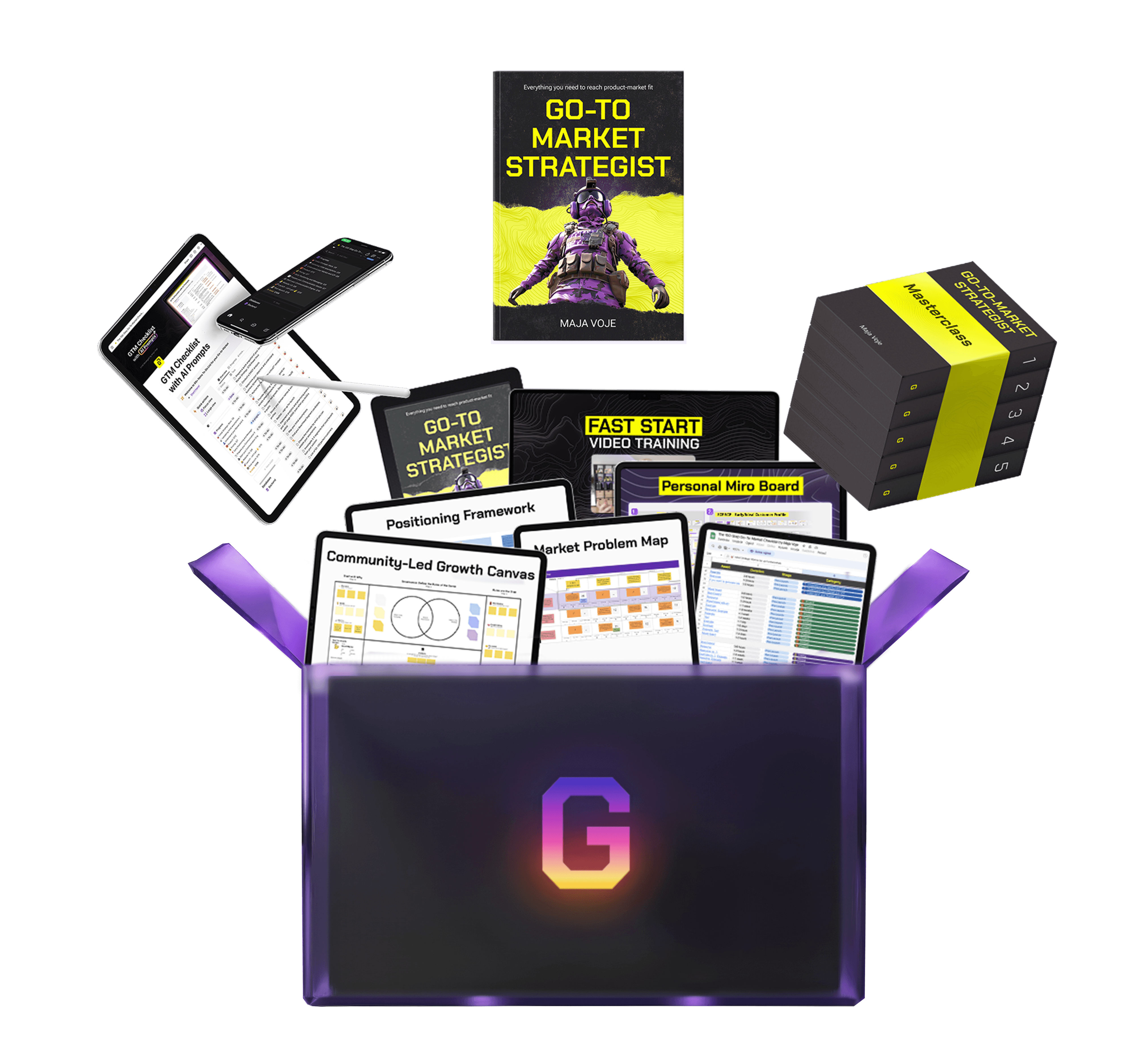 Mockup of the GTM Strategist Bundle