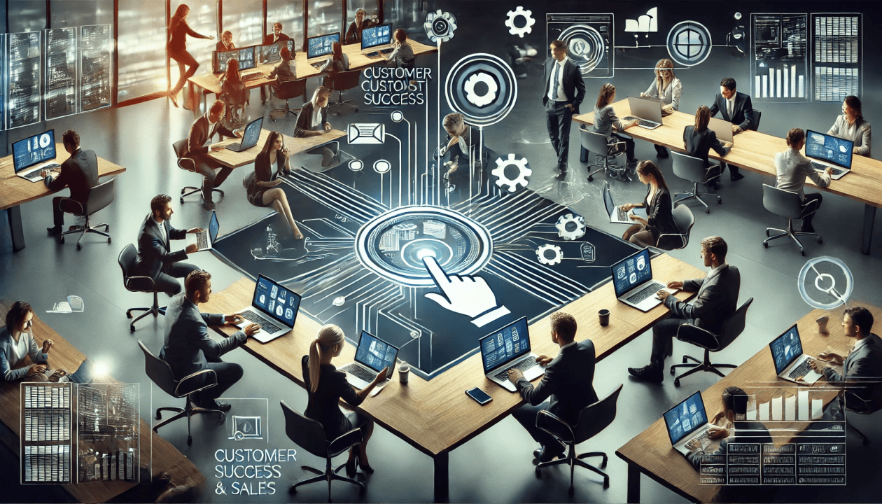 Team building relationships through digital collaboration - Customer Success Platforms