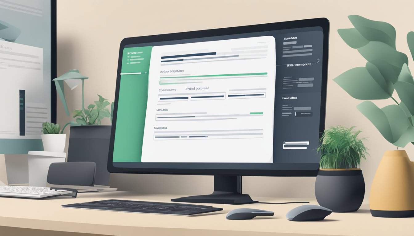 Screenshot of an e-recruiting website with job search, resume upload, notifications, and message icons, featuring a professional blue and white color scheme.