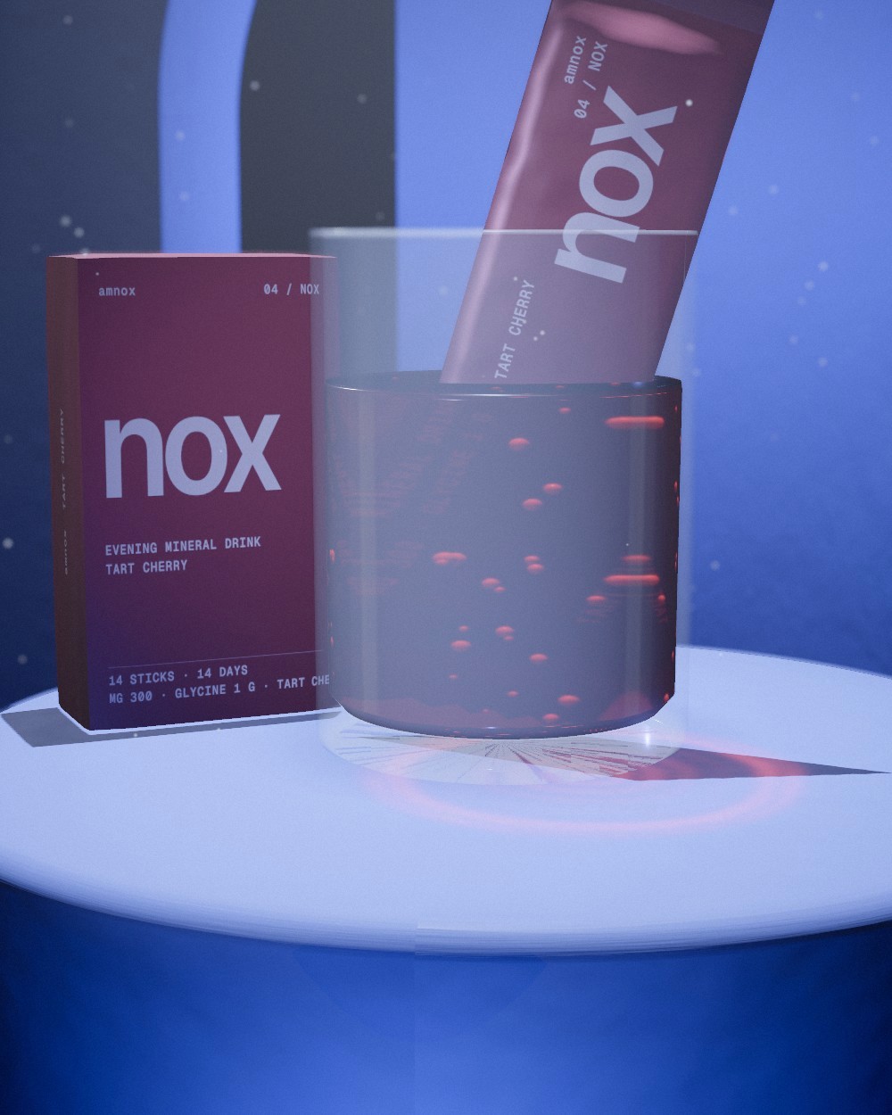 amnox Tart Cherry carton and stick