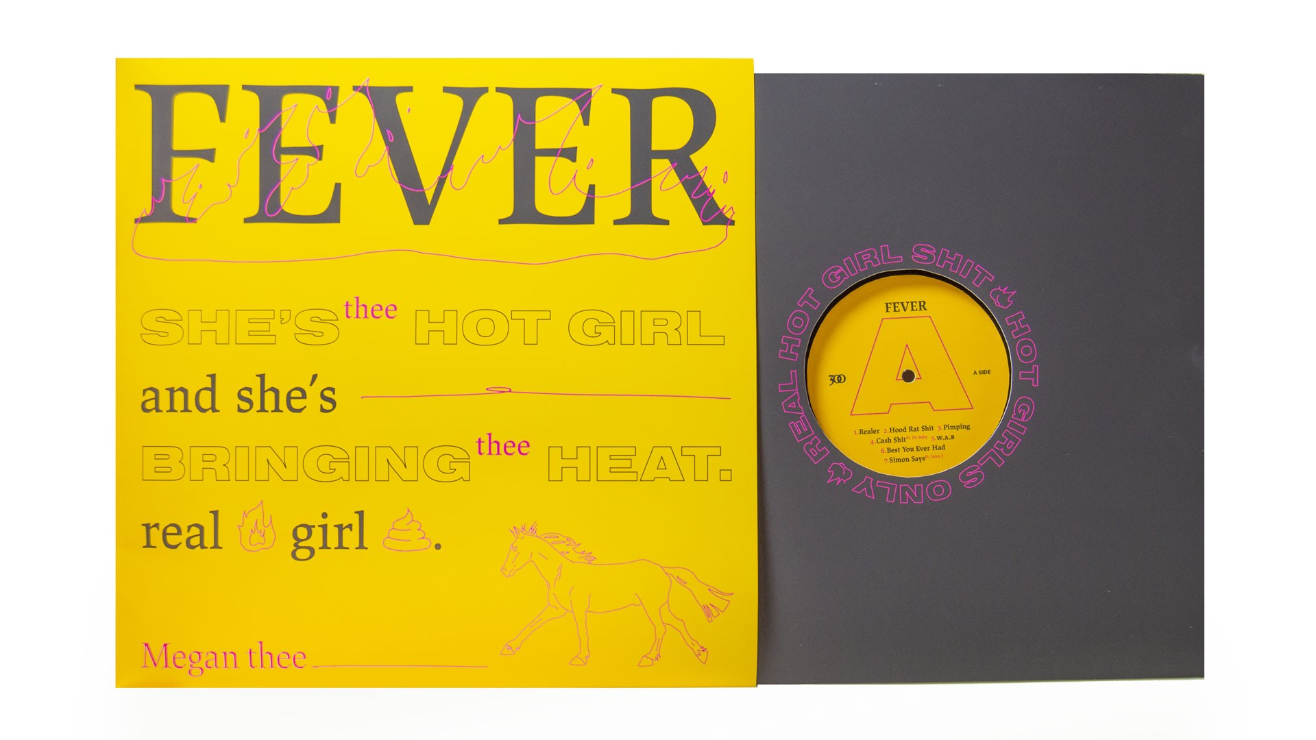 Fever by Megan Thee Stallion album packaging