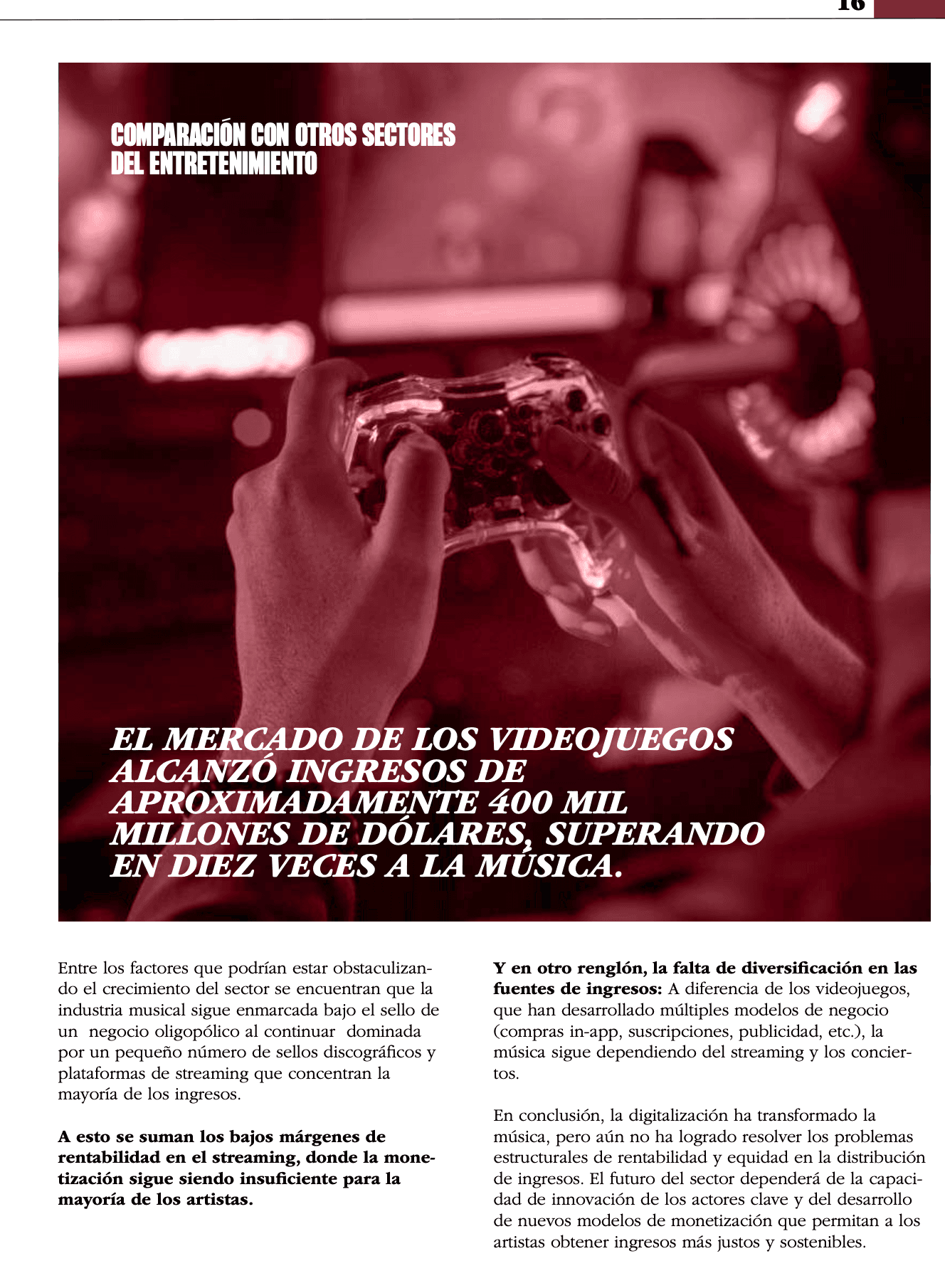 El mercado de los videojuegos vs la música