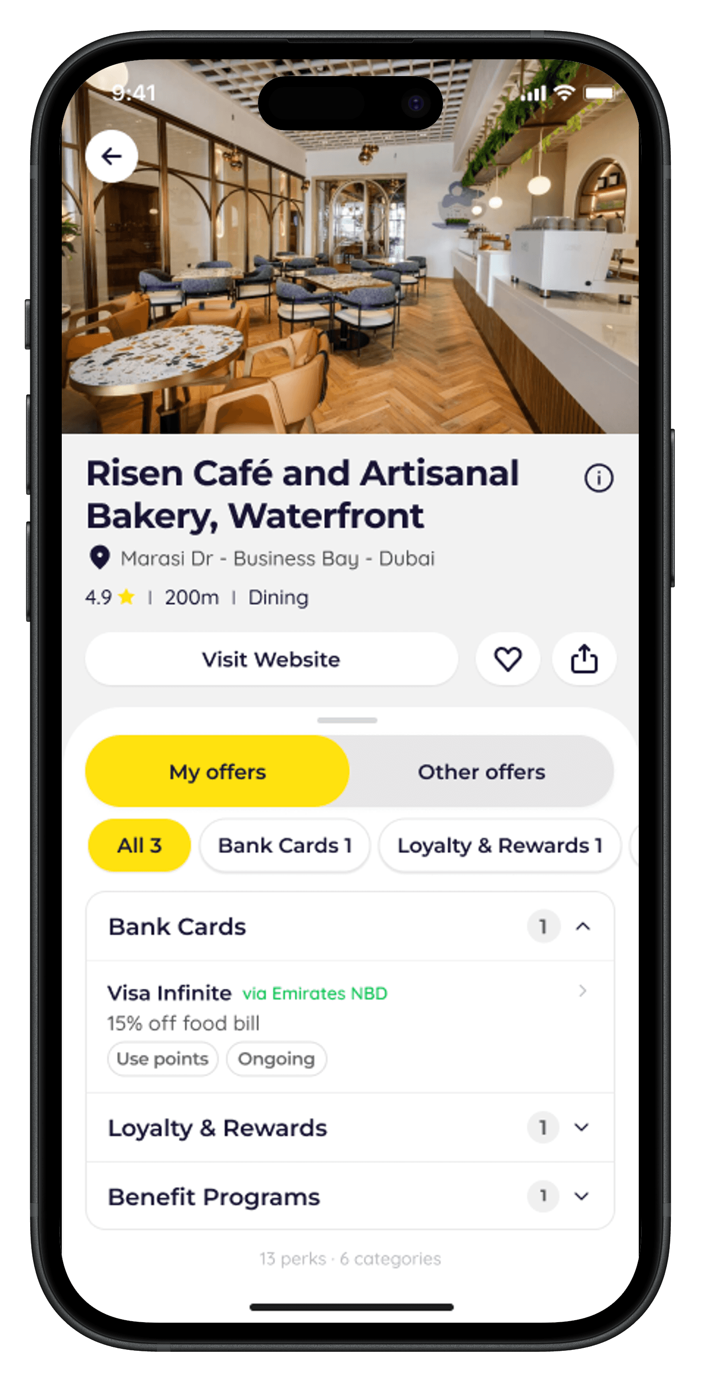 DiscGo App Venue Page