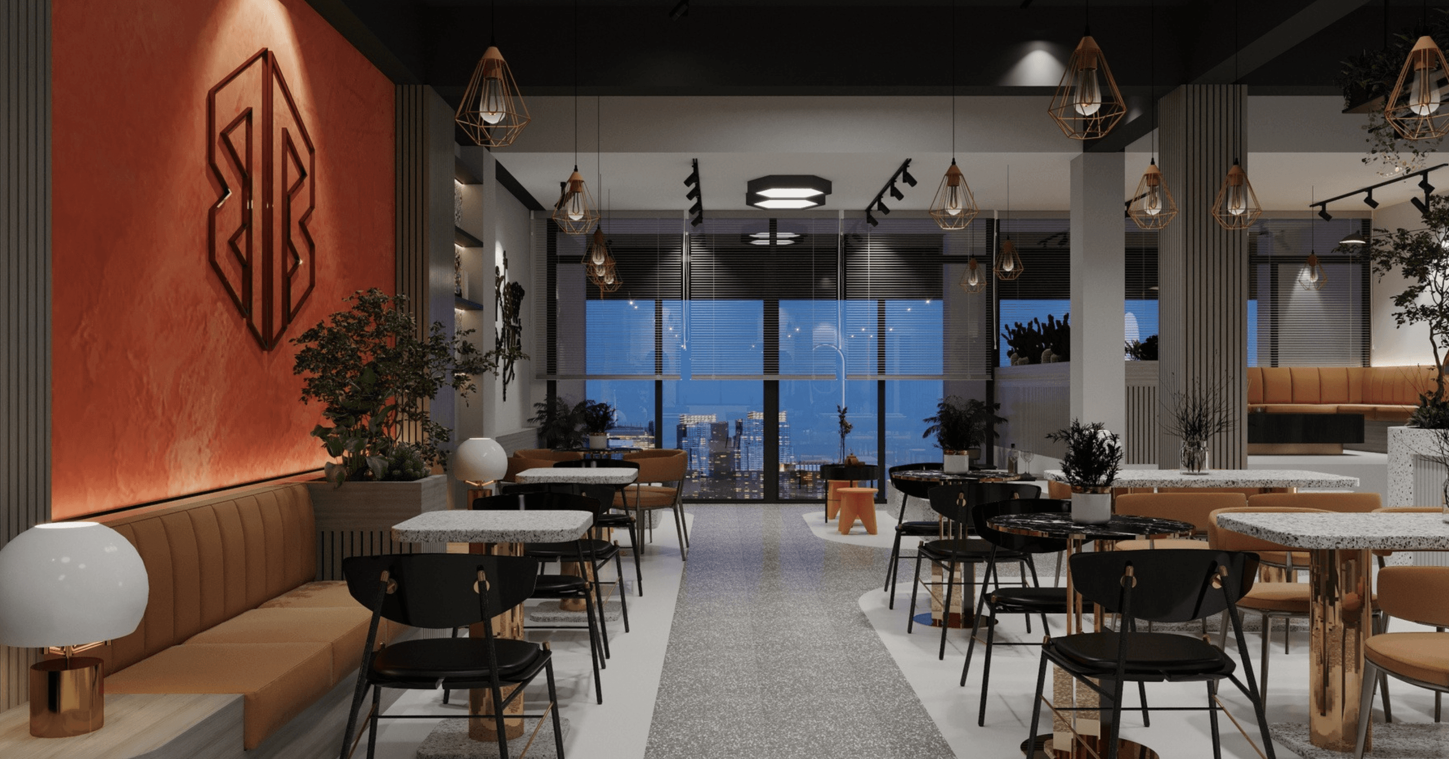 Modern commercial interior