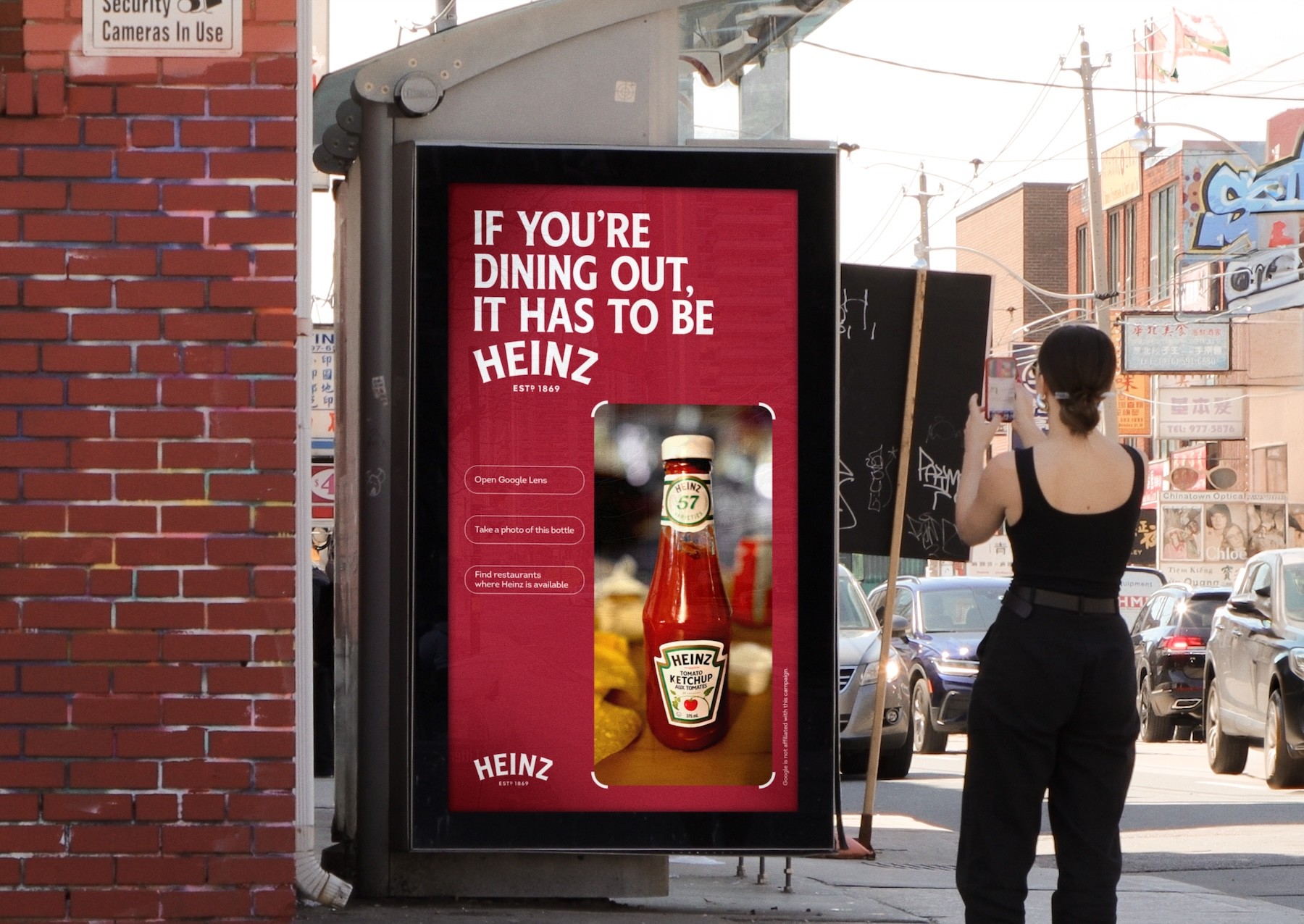 Identifying Heinz-friendly dining by merging  technology and OOH