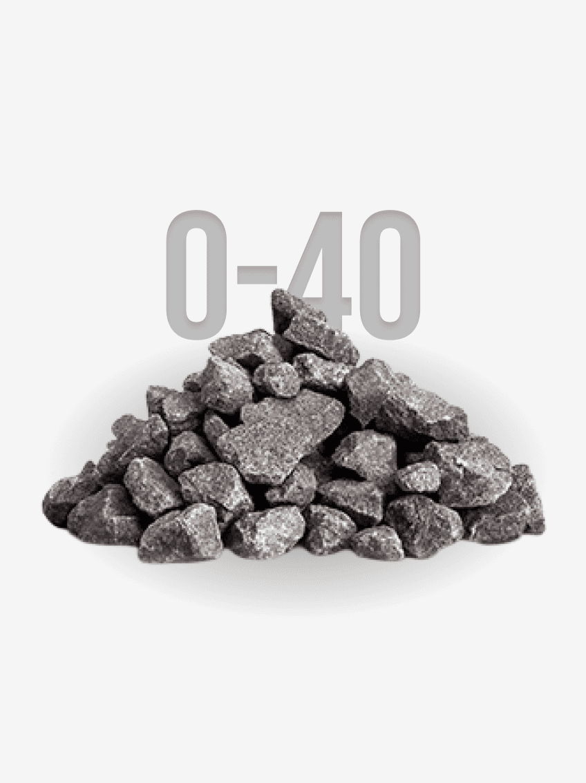 Гранітний щебінь фракції 0-40 мм
