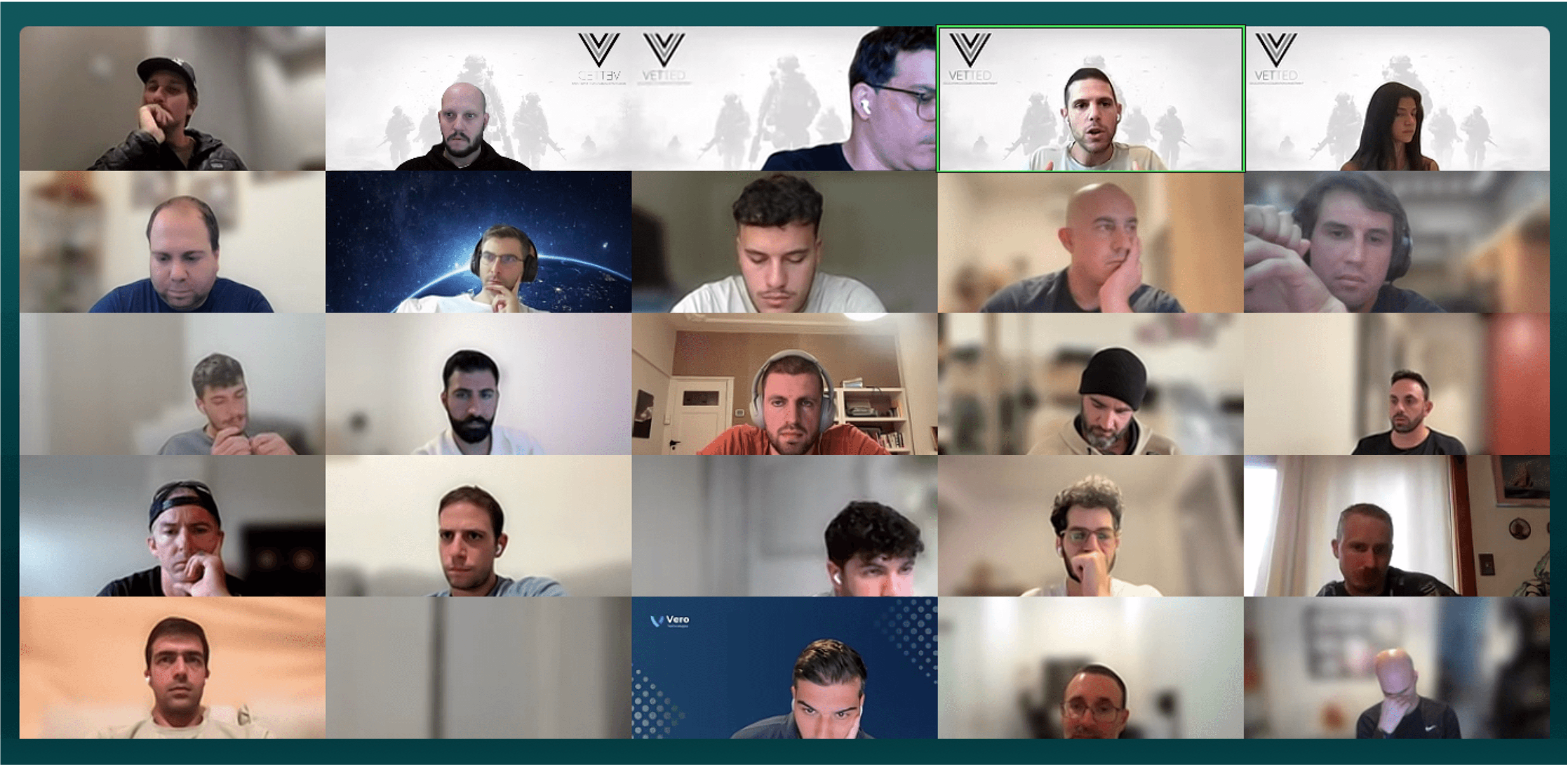 men in camouflage uniform standing near white wall