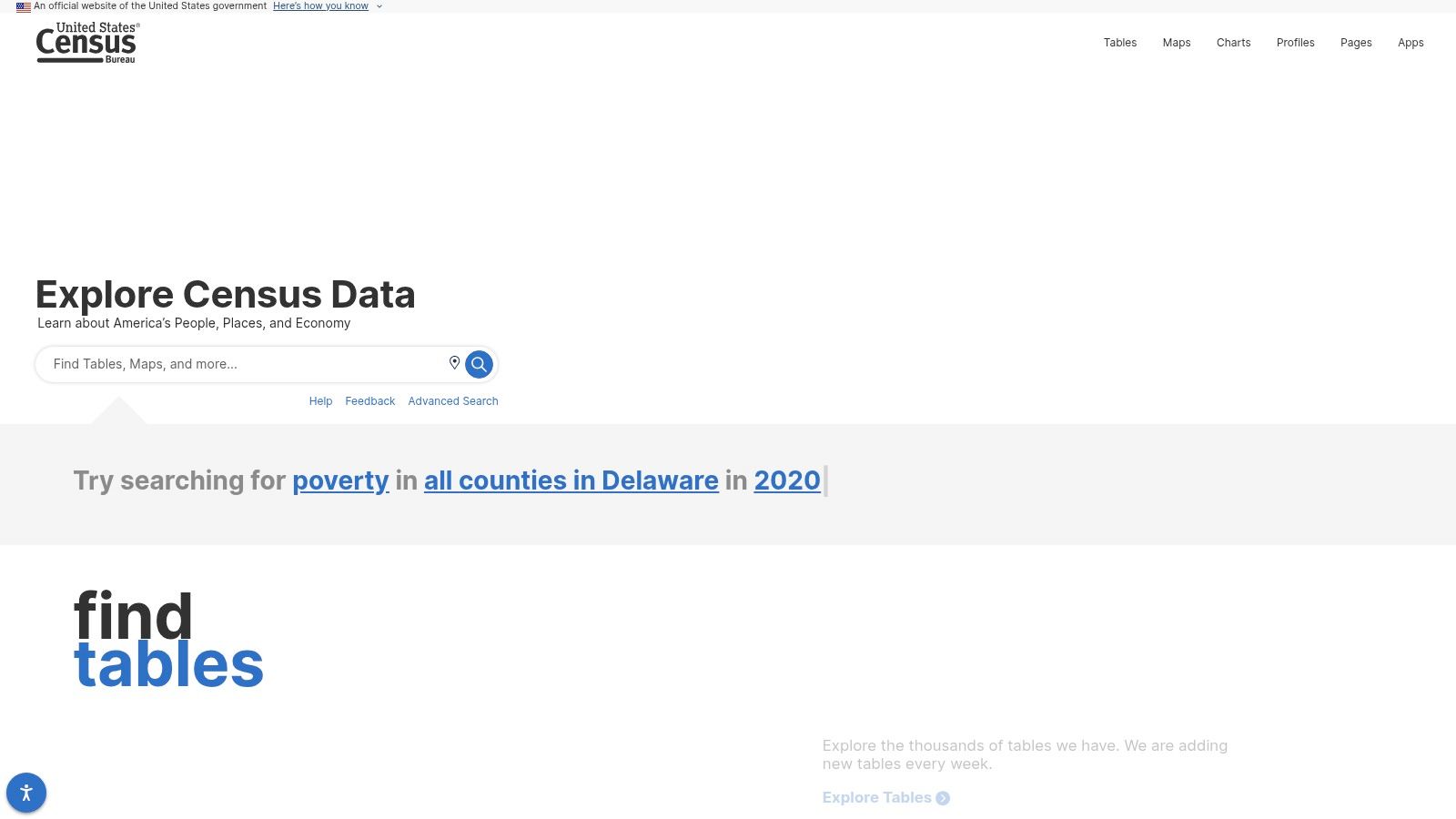 U.S. Census Bureau (data.census.gov)