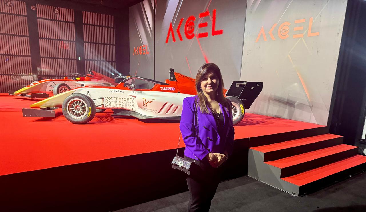 Tanu Chopra at an electric vehicle exhibition