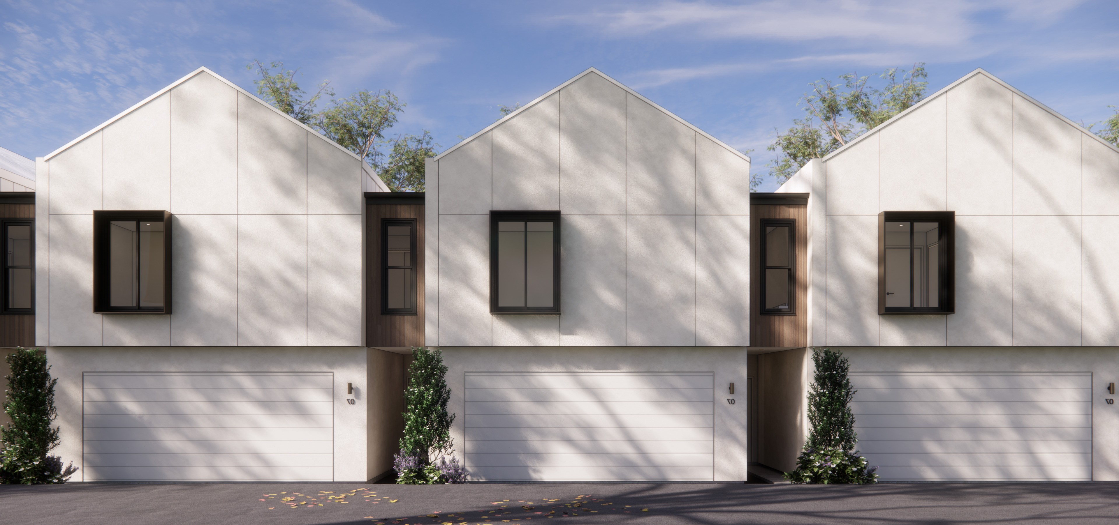 Front facade of Jacaranda House in. Brisbane