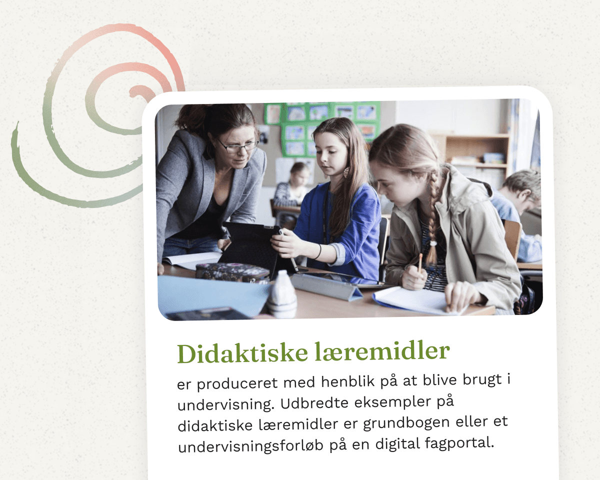 Læremiddel UI design