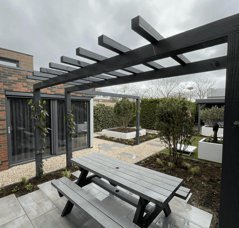 Pergola Art gardens - houtwerk