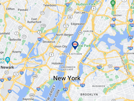 Locations of AAA offices in New York City