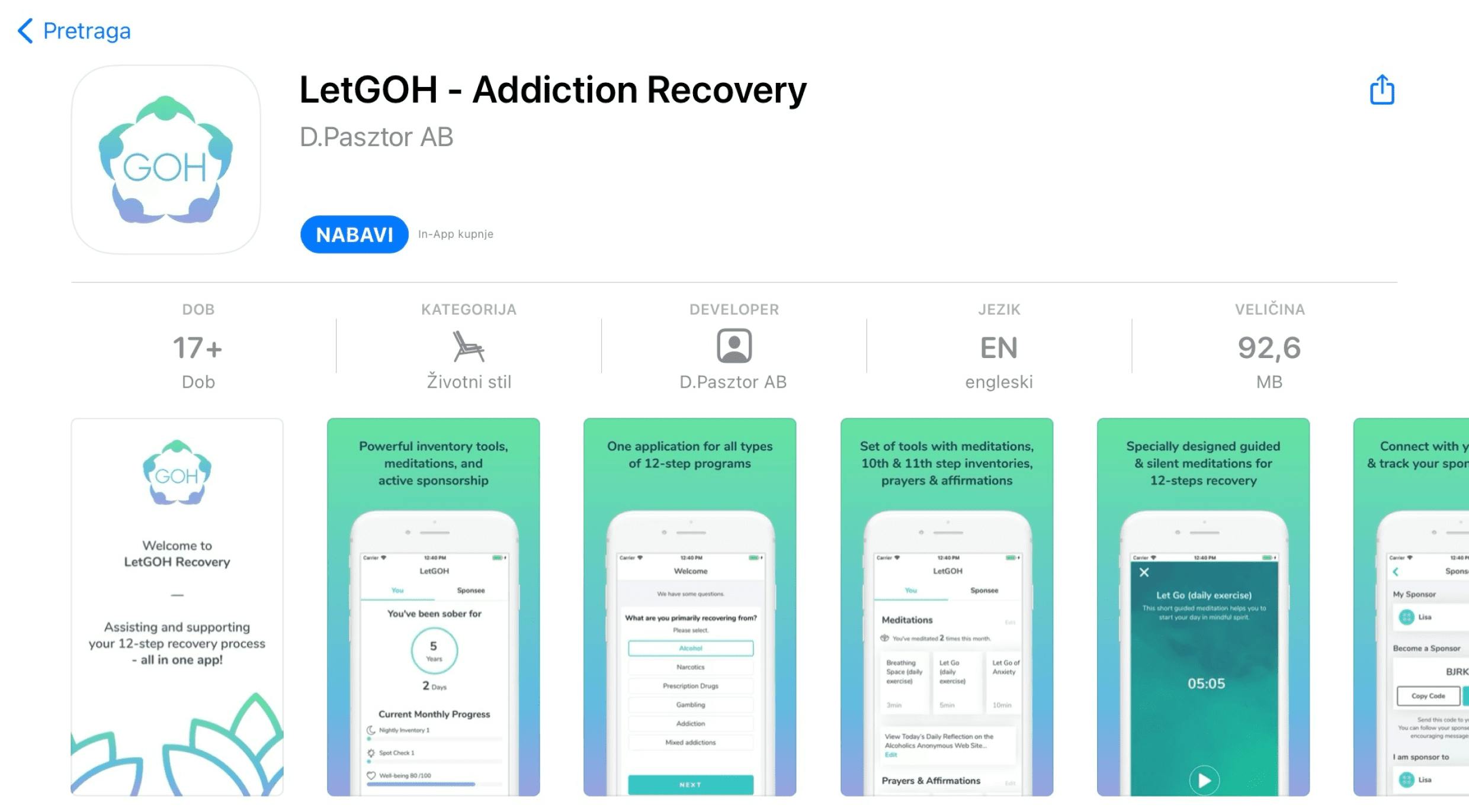 LetGOH App Store preview