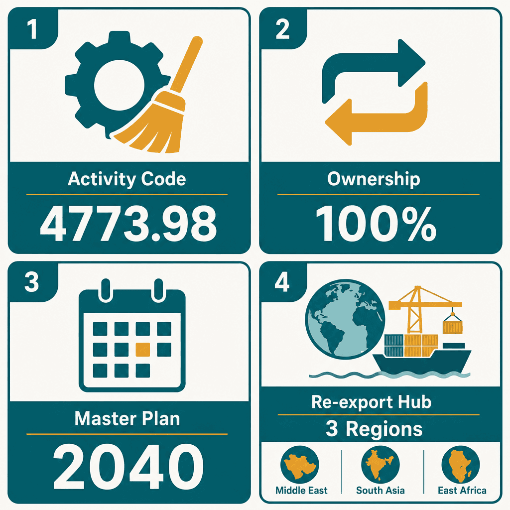 Infographic: City Cleaning Equipment Trading License in Dubai