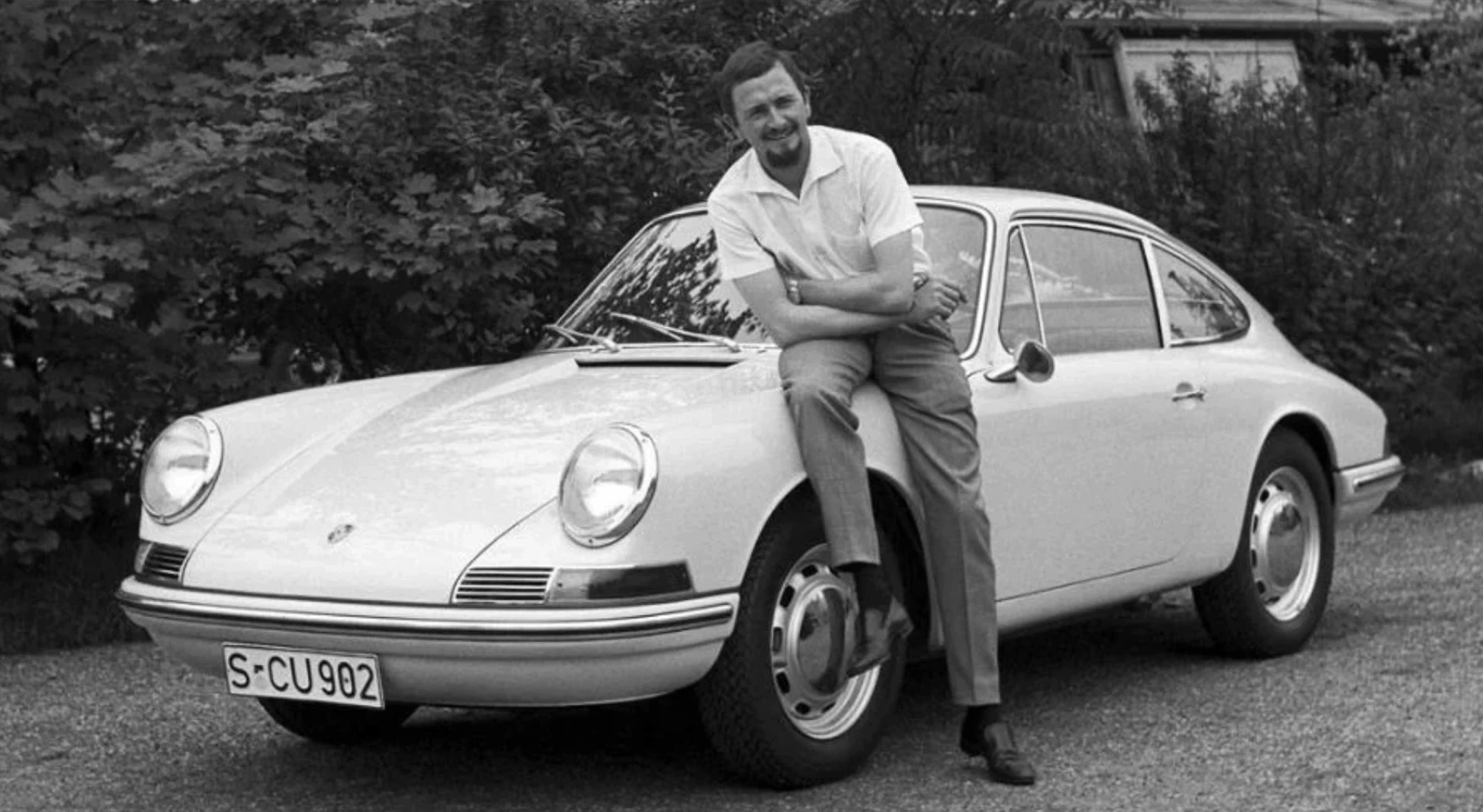 Ferdinand "Butzi" Porsche with the iconic 911