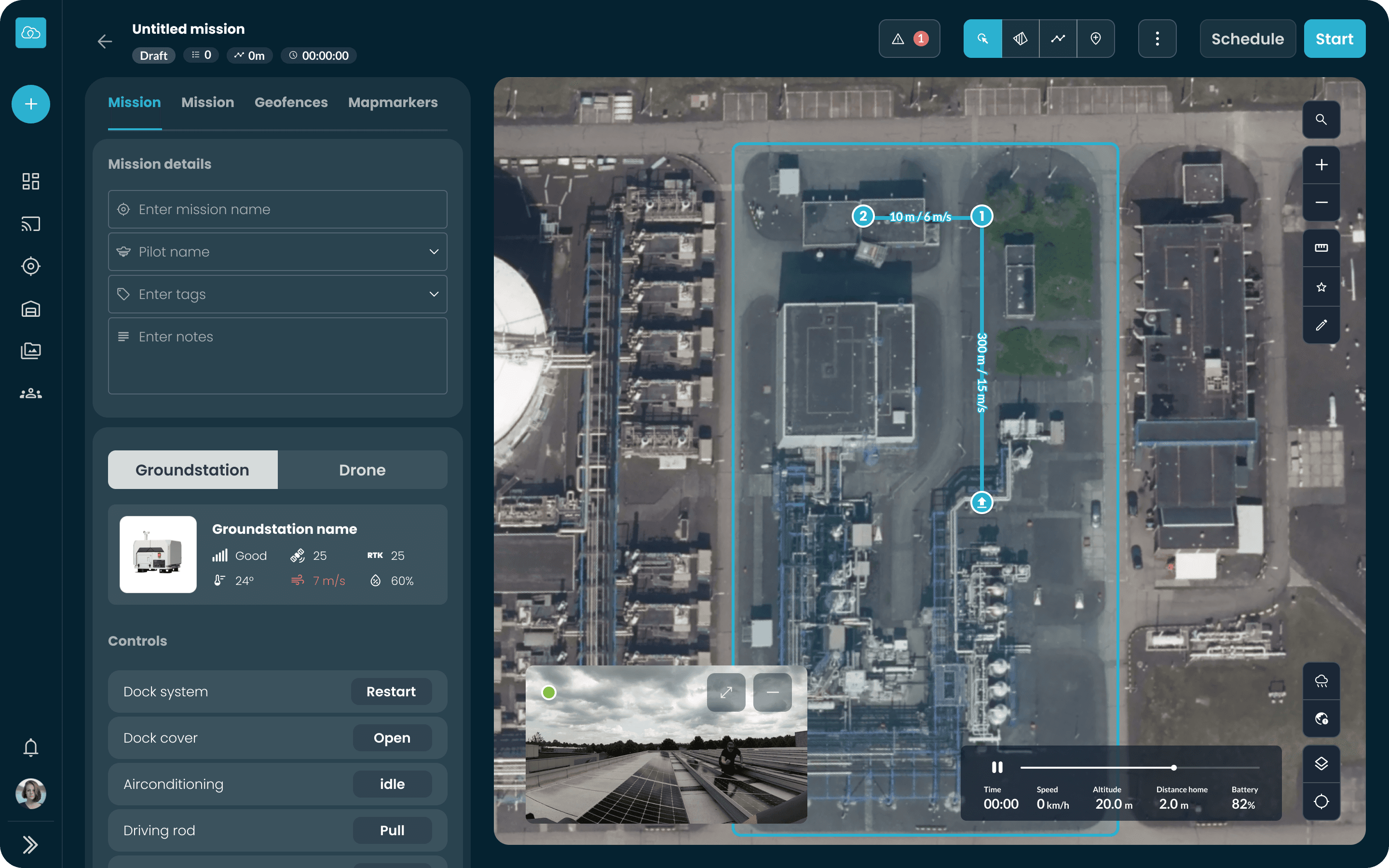 User Interface Mission Editor