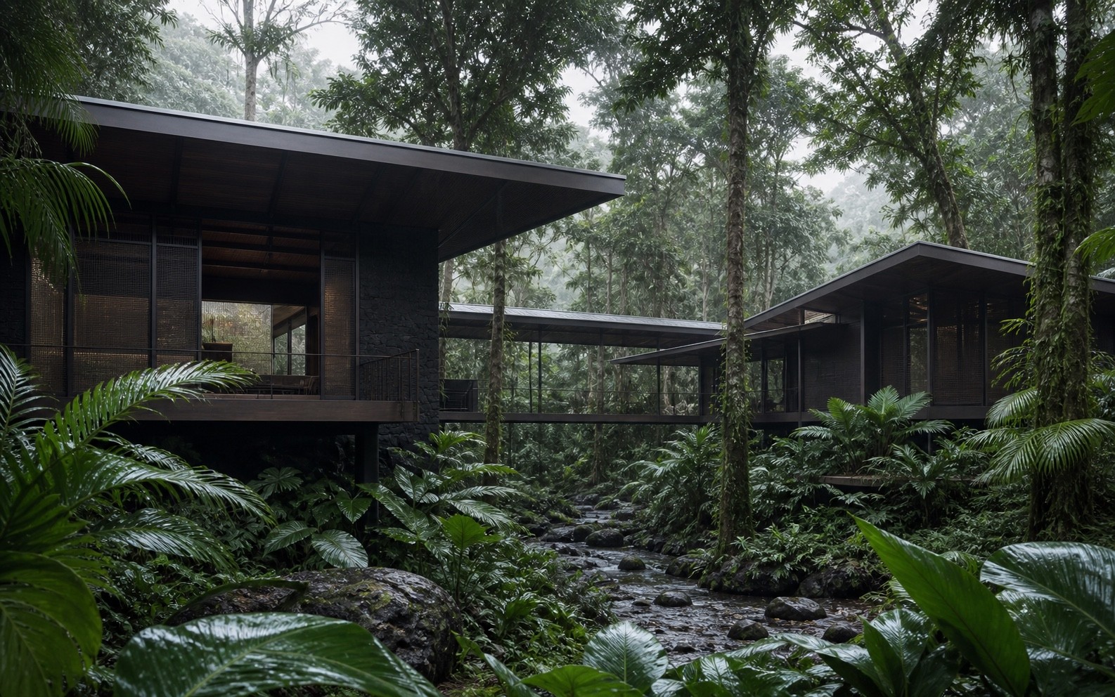 Rainfold Pavilion exterior