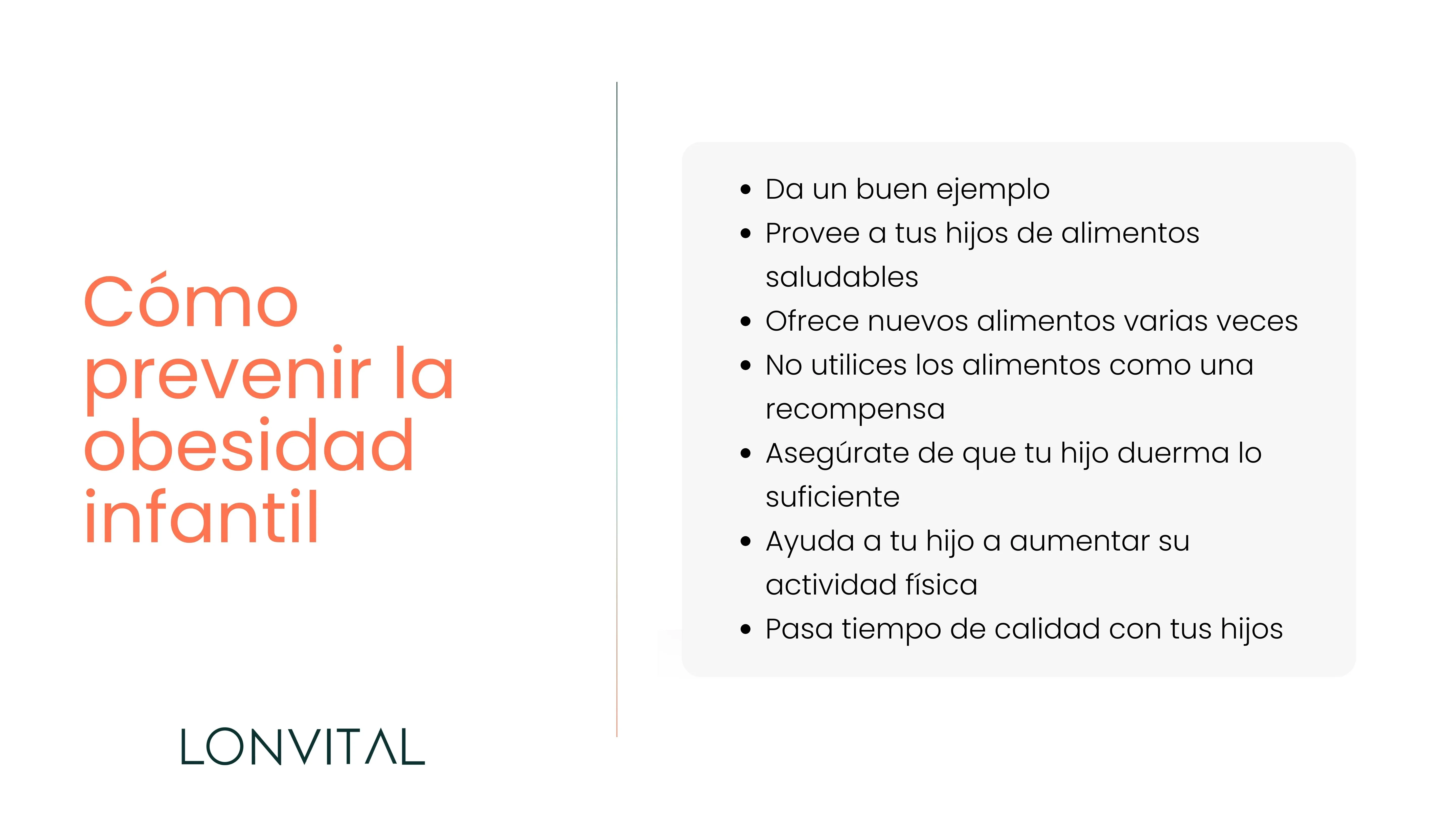 Cómo prevenir la obesidad infantil