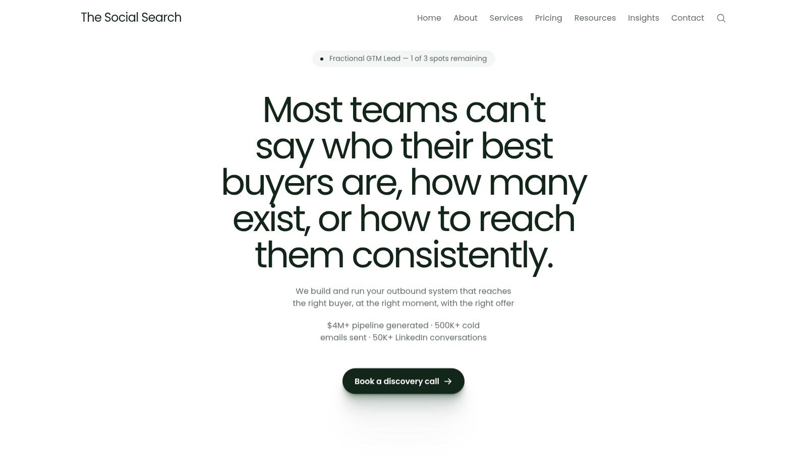 The Social Search