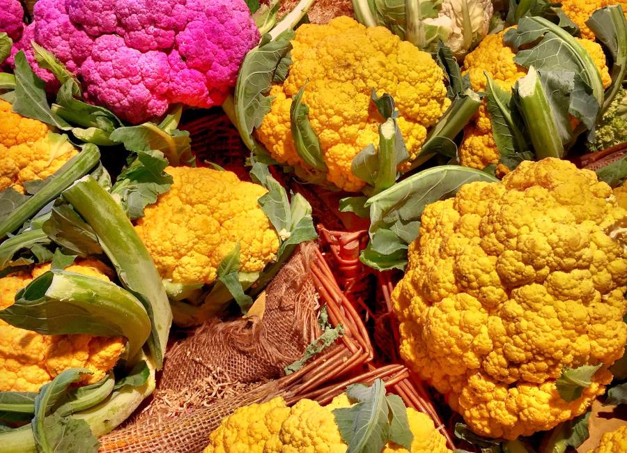 Colori del cavolfiore