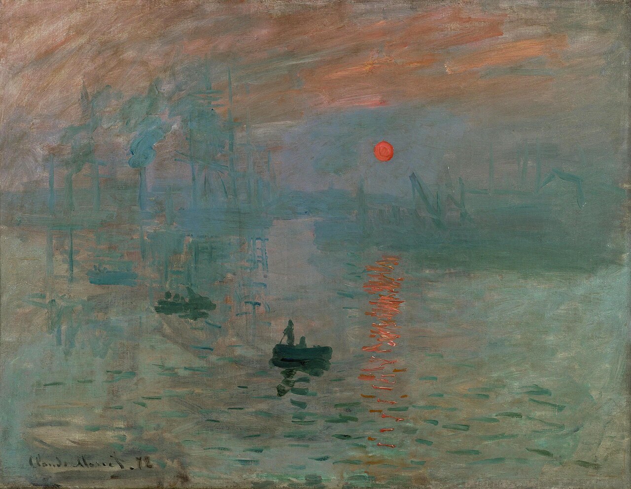 Monet's "Impression, Sunrise", 1872