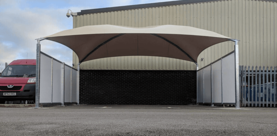 Paneling and Enclosed Structure Canopy