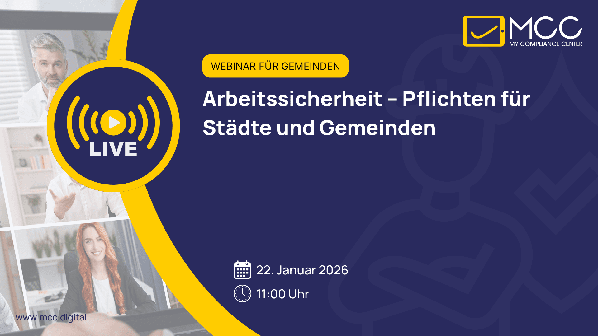 Arbeitssicherheit - Pflichten für Städte und Gemeinden