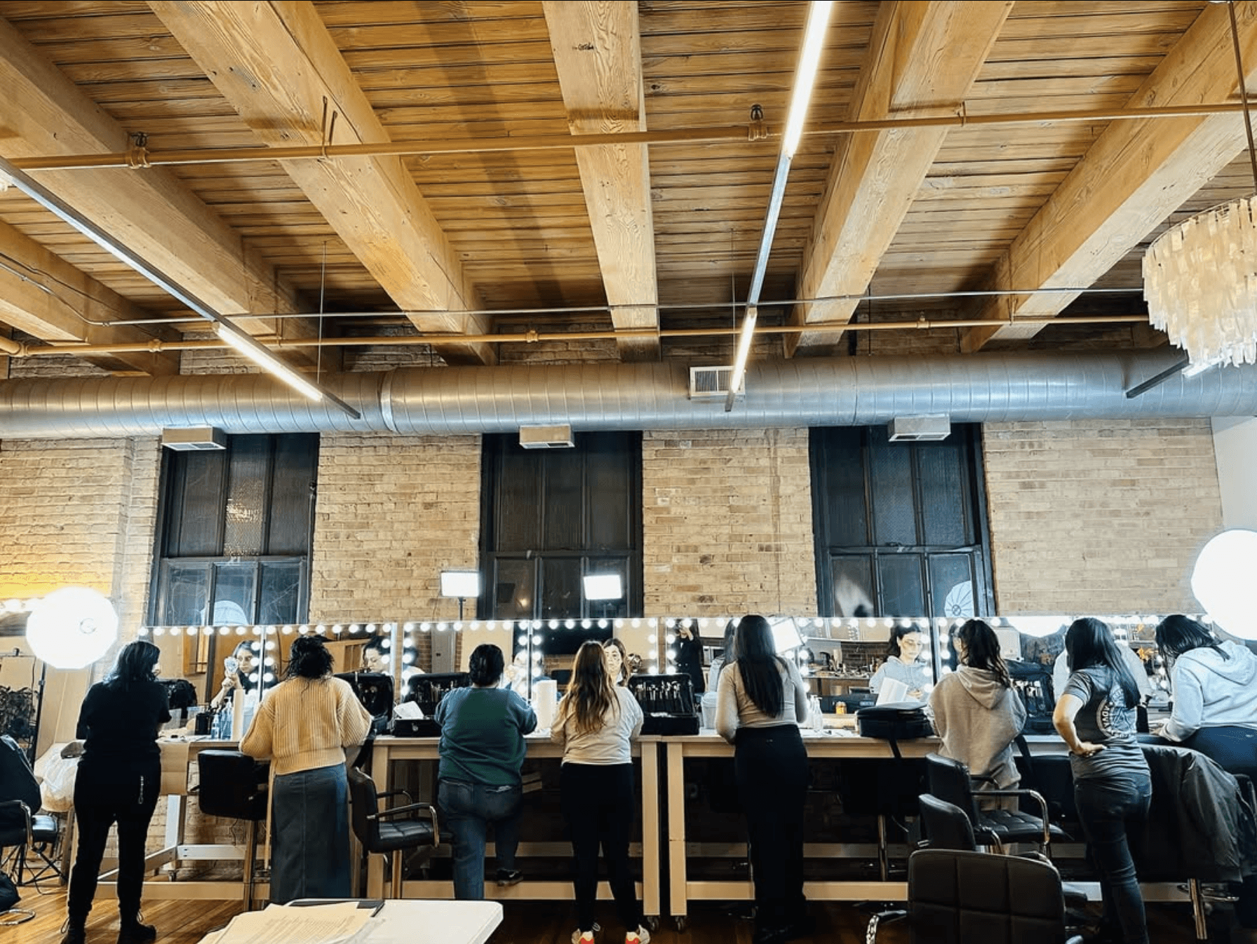 photo of students at chicago makeup school