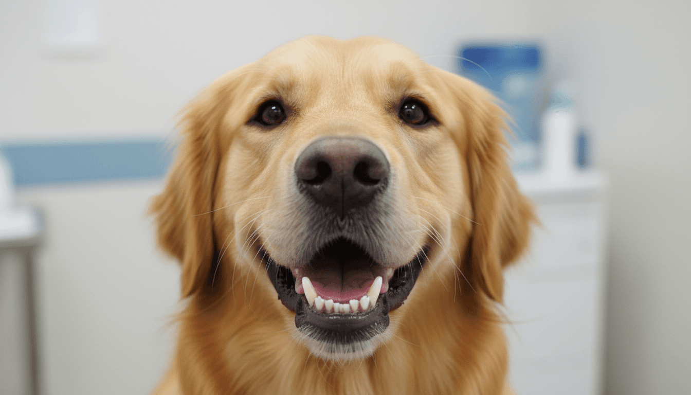 Owner with pets in the living room with fireworks glow