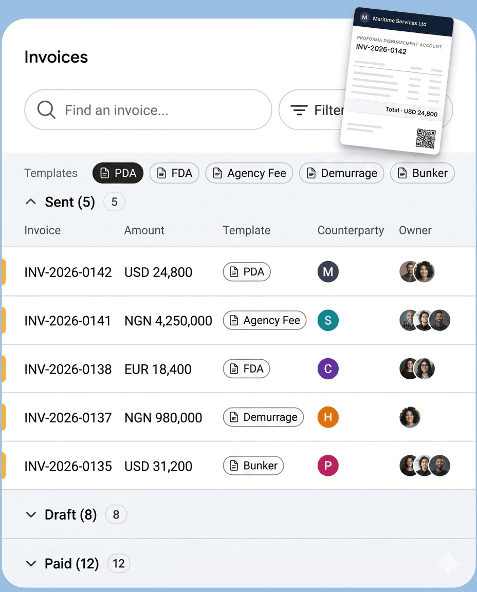 An image of Freelio's budget ui
