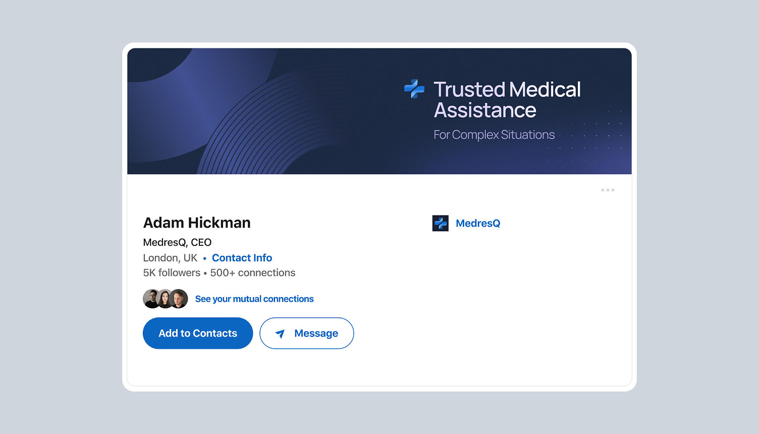 Medresq / medical logistics reimagined