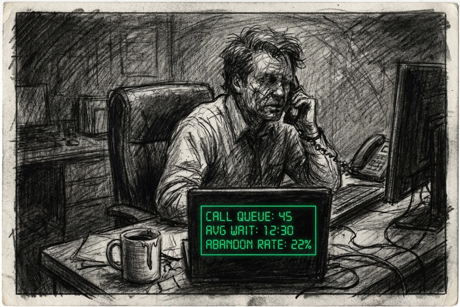 HVAC Call Center QA: From 1% to 100% Monitoring with AI | Blog Thumbnail | Tradesly AI Insights