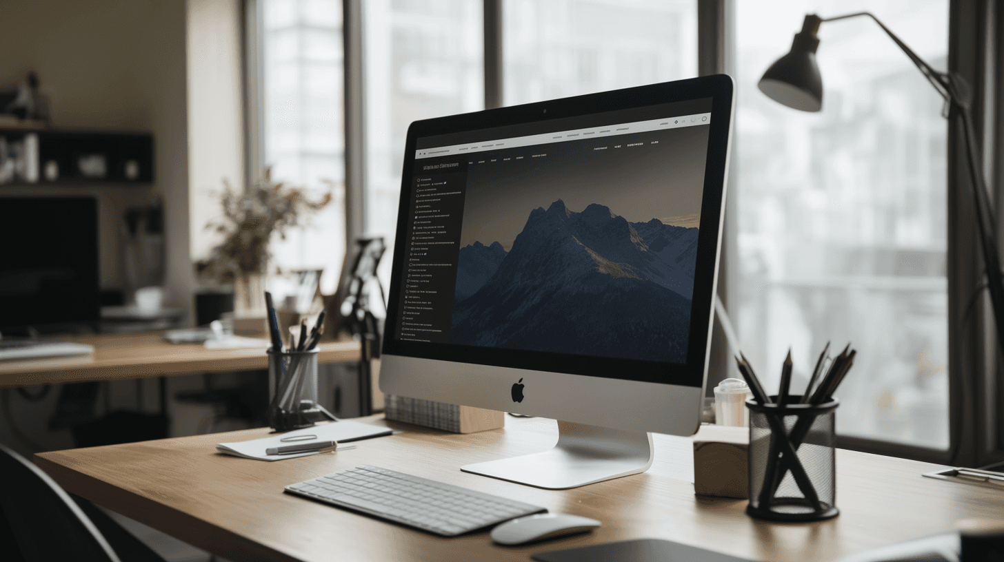 Image of a working table.