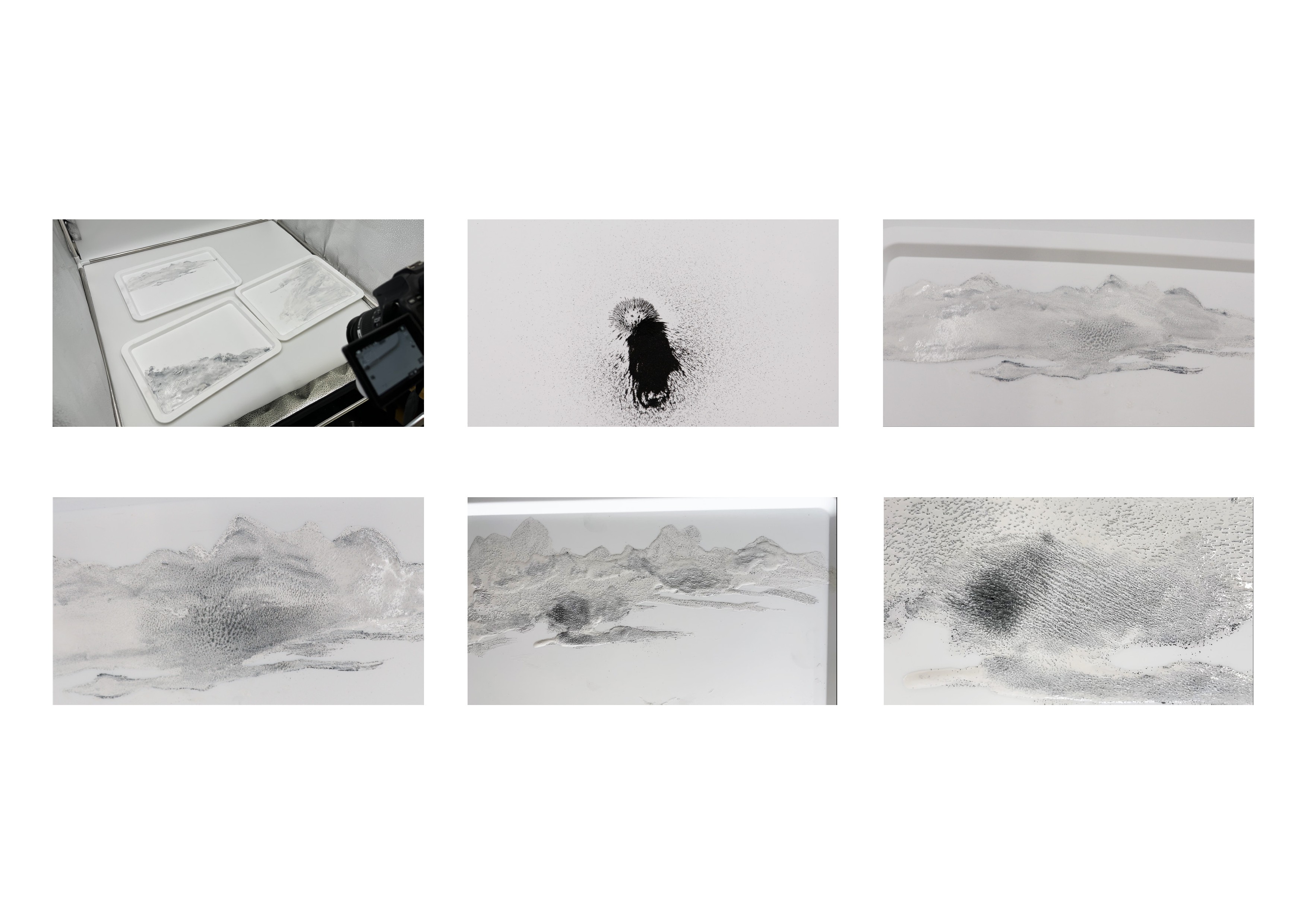 Abstract dark blue and brown waves