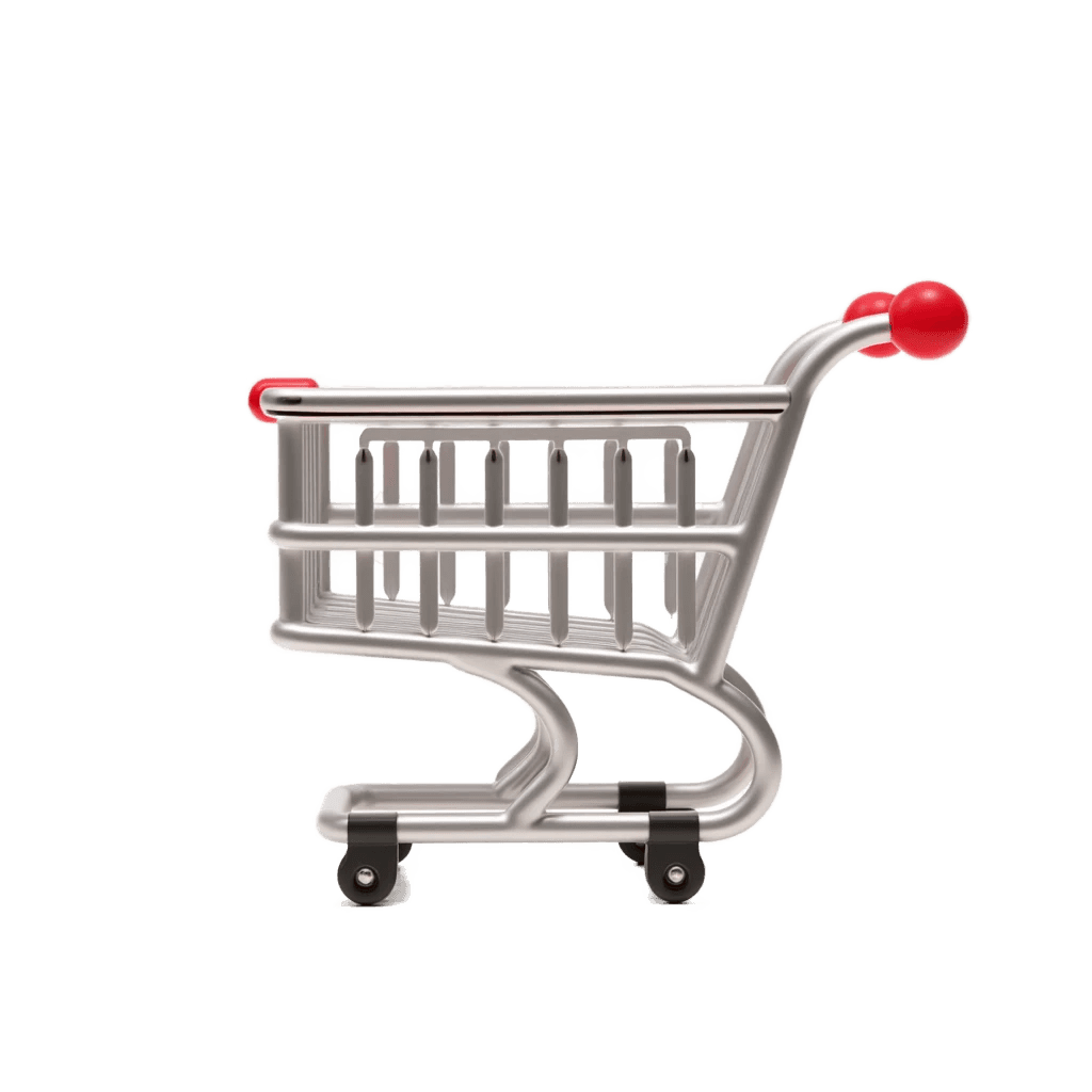 3d icon of shopping cart free