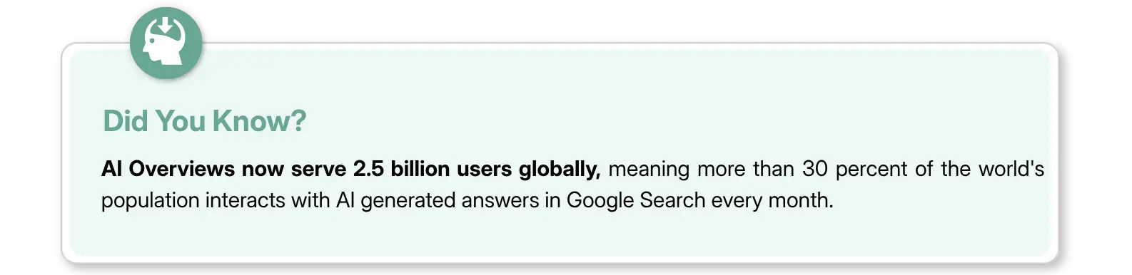 I Overviews now serve 2.5B global users