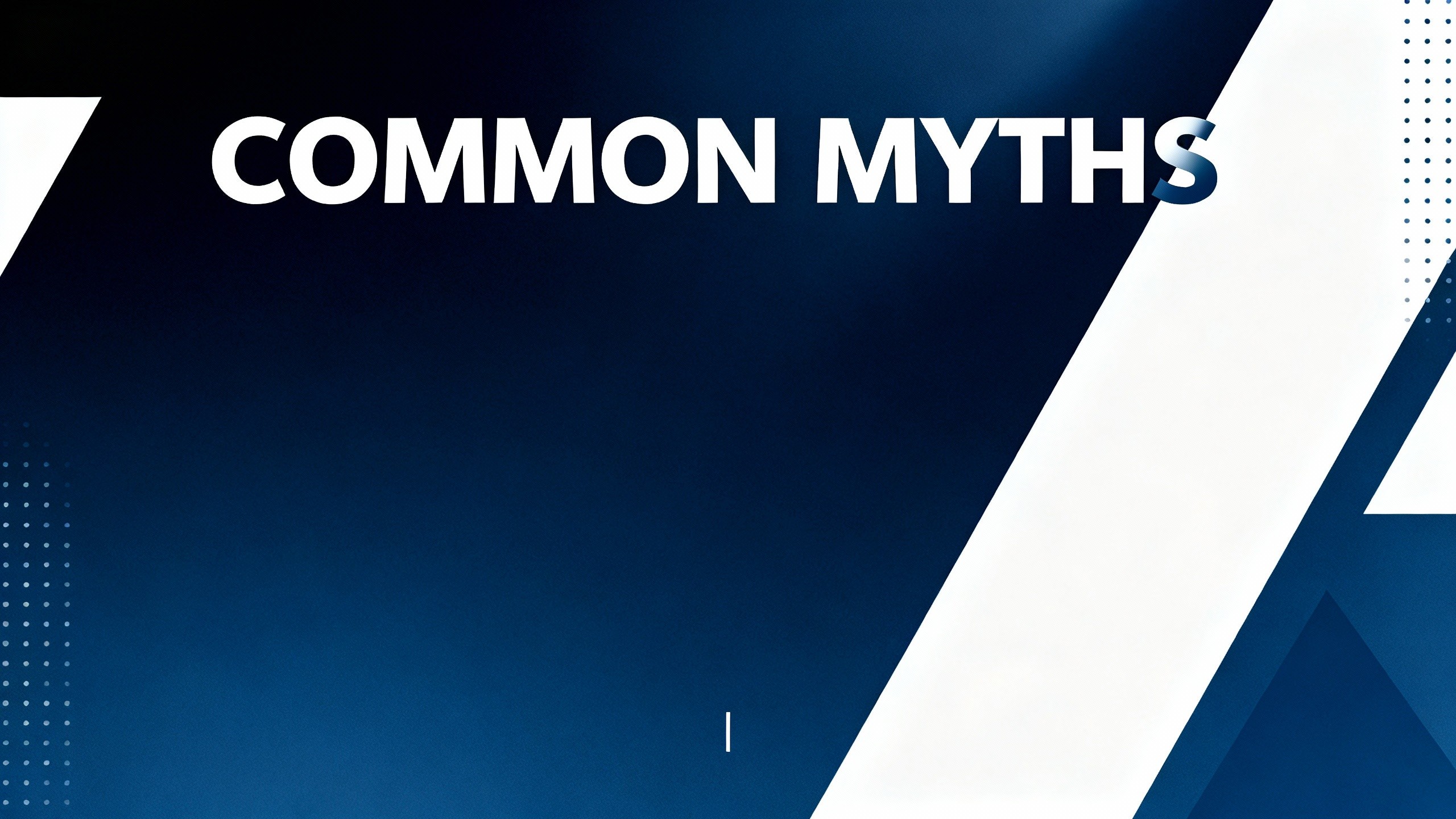 Misconceptions in marketing