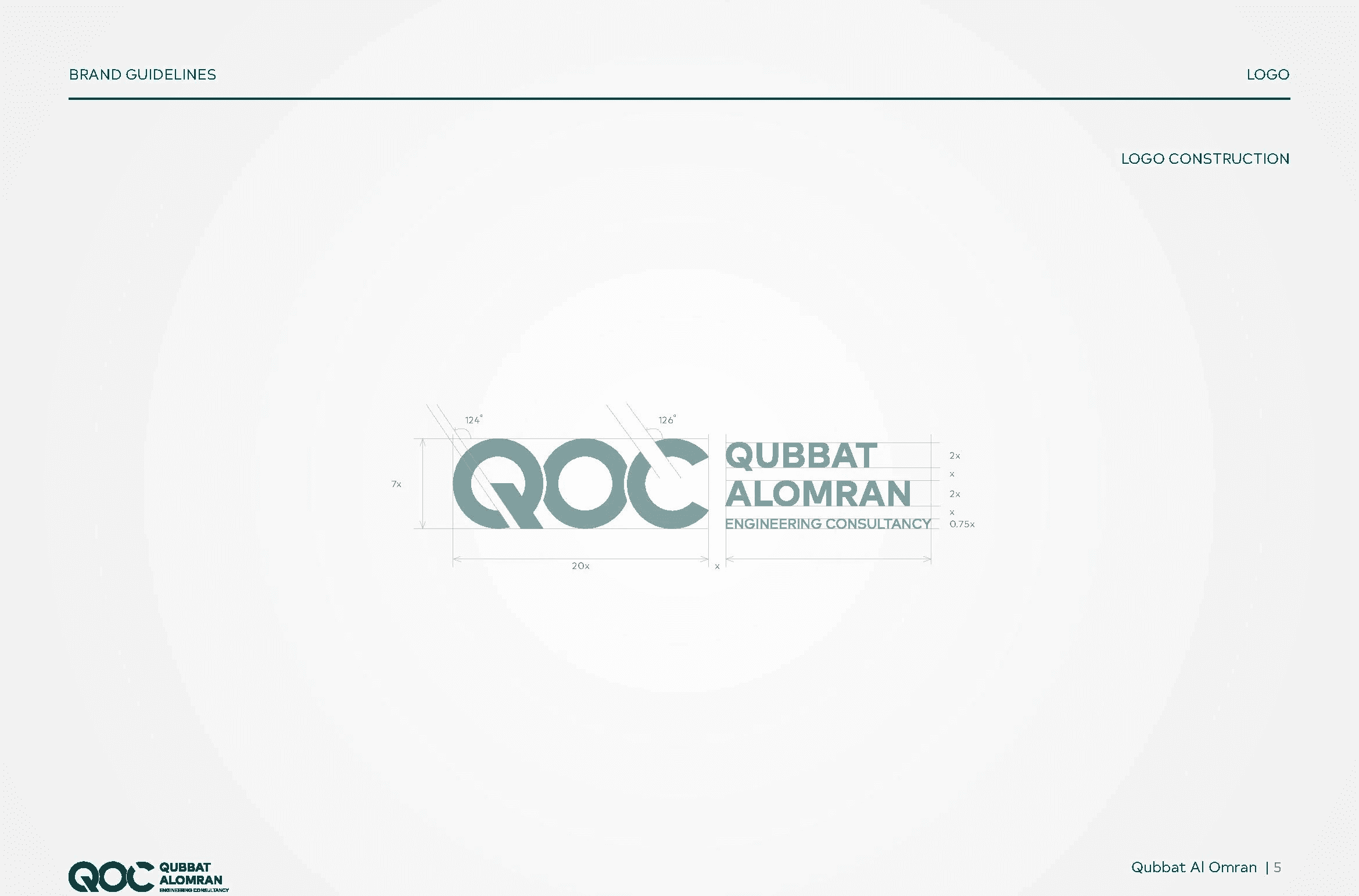 تصميم بروفايل شركة احترافي لشركة قبّة العمران