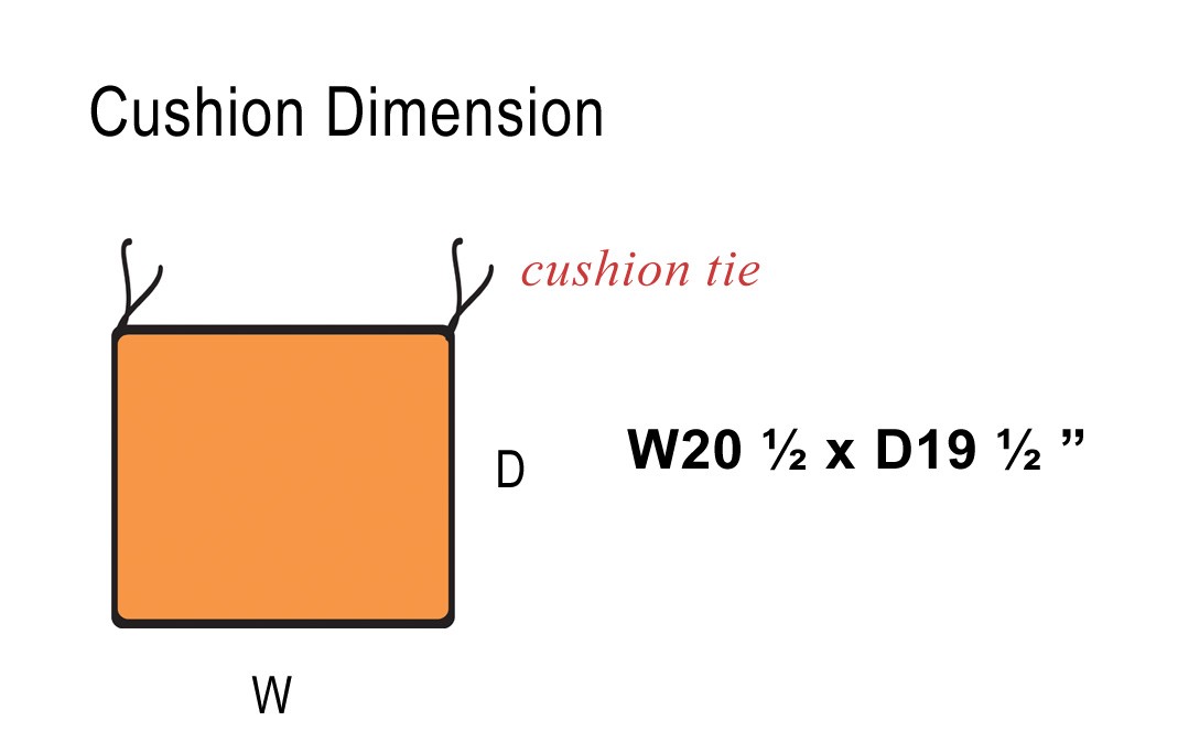 cushion size