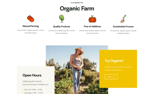 Farmers Farm Website Design