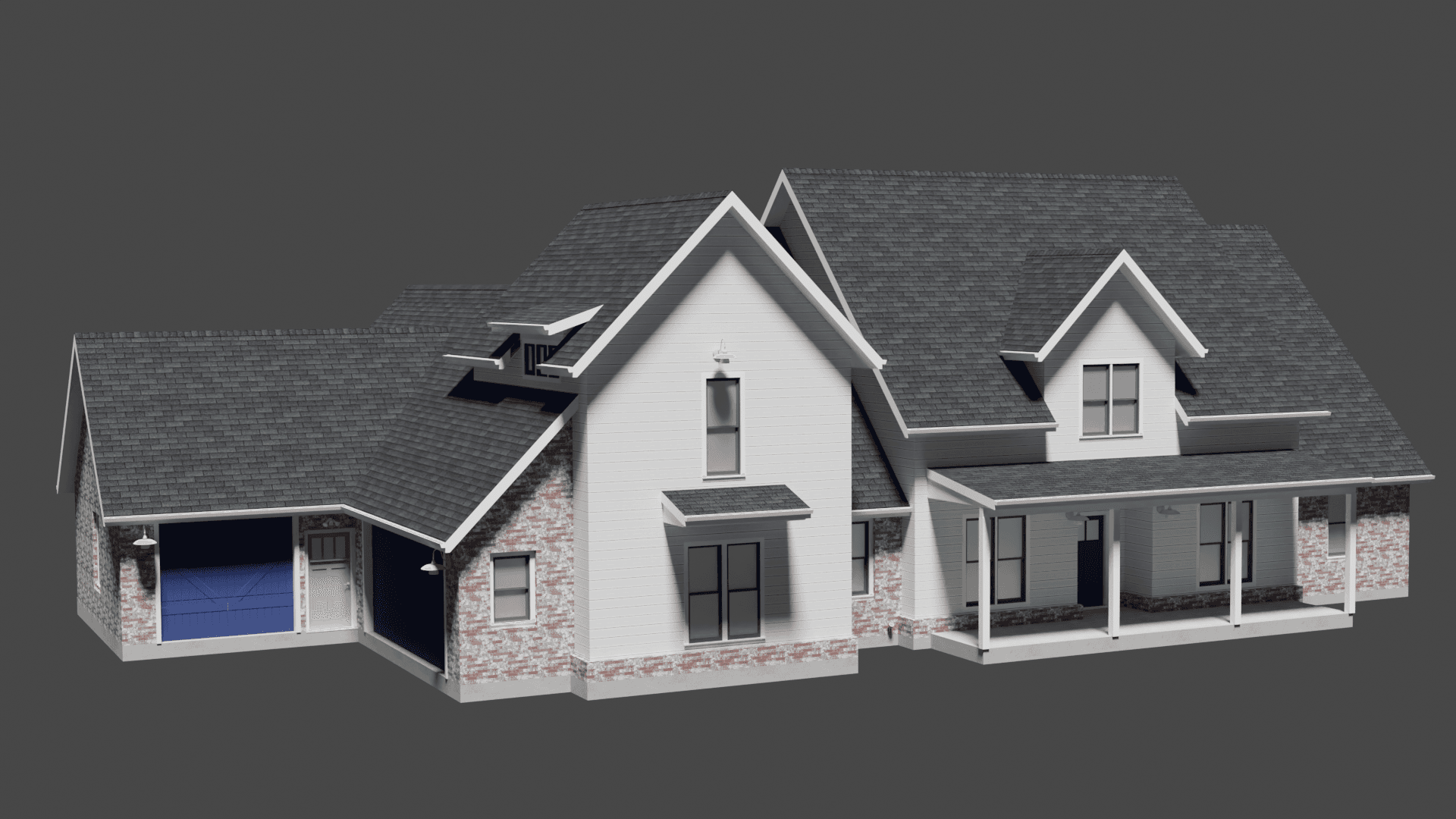 3D Rendering of a House